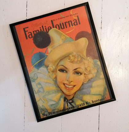 Retro-magasinforsider / kunst fra 40'erne