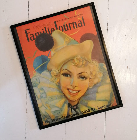 Retro-magasinforsider / kunst fra 40'erne